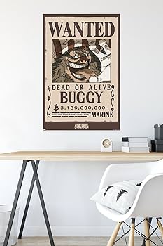 Amazon.com: Trends International One Piece - Buggy Wanted Poster